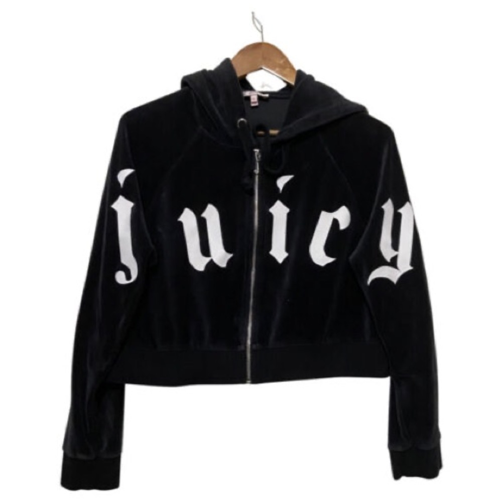 Juicy Couture Cropped Zip Hoodie